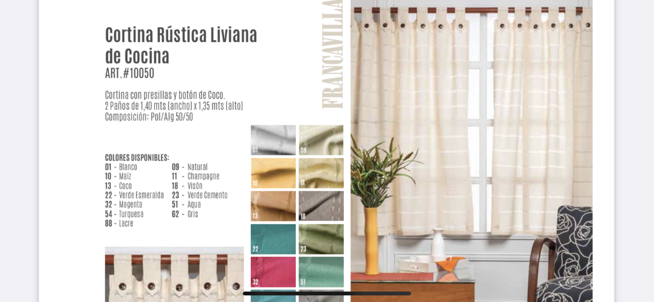 Cortina Gasa C Relieve Ba O V H Cortinas Cocina Productos